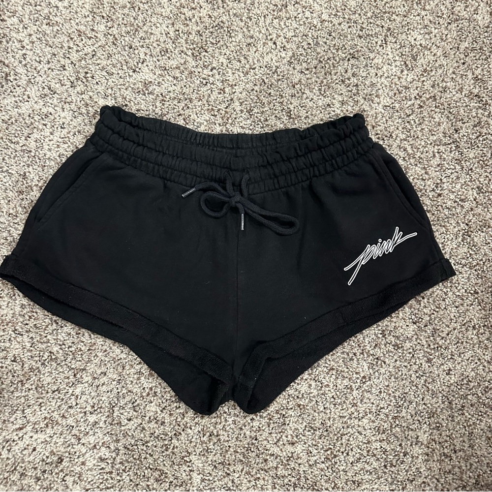 Victoria Secret PINK black cotton shorts size XS